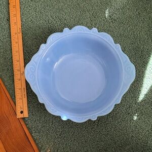 Elegant Blue Decorative Dephite Bowl